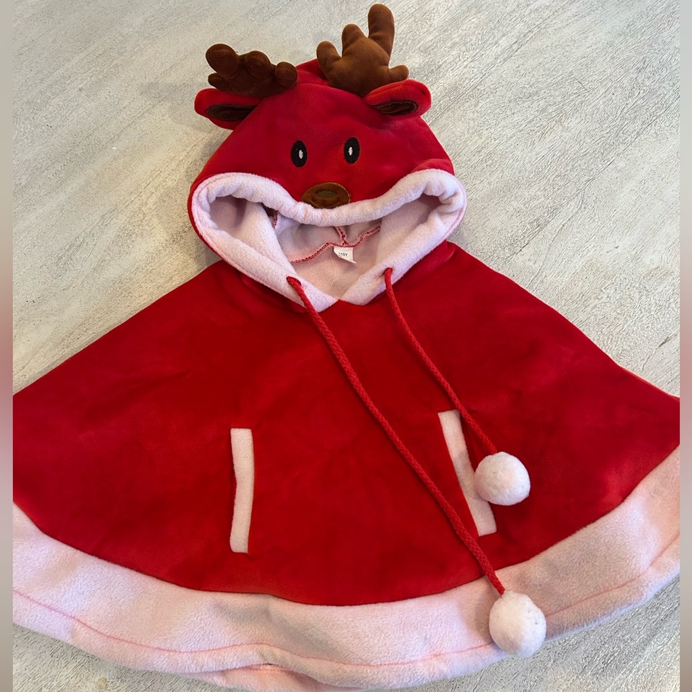 Red Hooded Cape with Ears